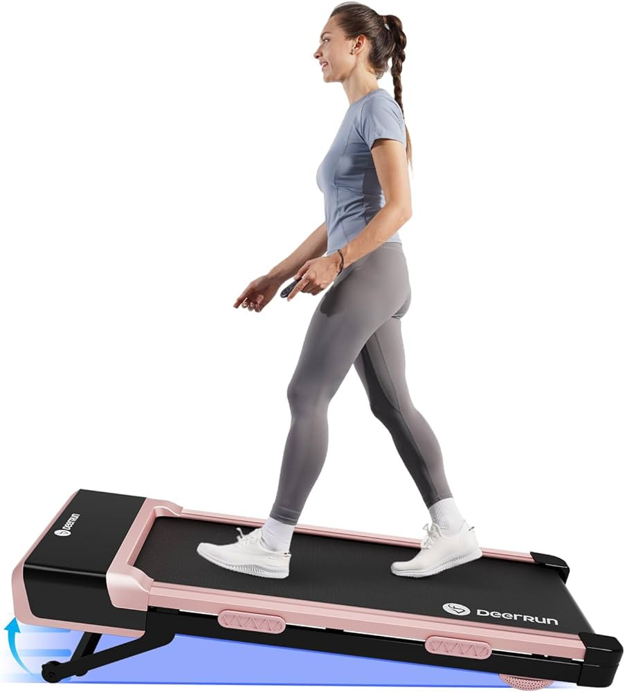 DeerRun Walking Pad with 12% Auto Incline, 3.0HP Under Desk Treadmill with Remote Control & APP, ... | Amazon (US)