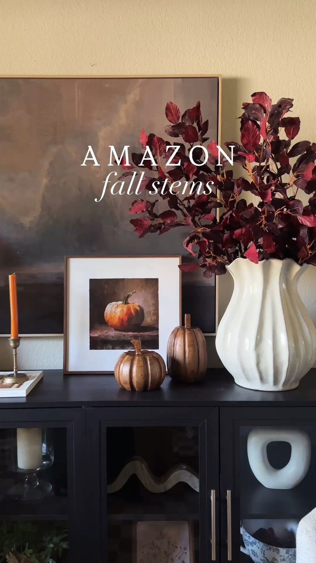 Amazon’s Fall Stems—  
I’m totally obsessed with these new faux fall stems from Amazon! 🖤🤗 
LOVE the color, LOVE the size, and LOVE LOVE the price, (less than $30!!)‼️😱
#amazon #amazonhome #amazonfinds #fallstems #falldecor

#LTKSeasonal #LTKHome #LTKSaleAlert