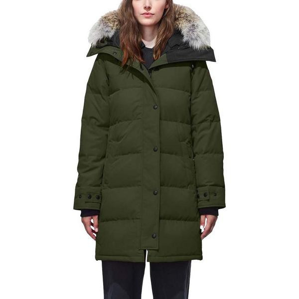 Women's Canada Goose Shelburne Parka Medium Military Green | Scheels Sports
