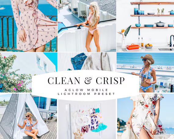 CLEAN & CRISP Business and Blogger Mobile Lightroom preset, Instagram Influencer preset for Lifes... | Etsy (US)
