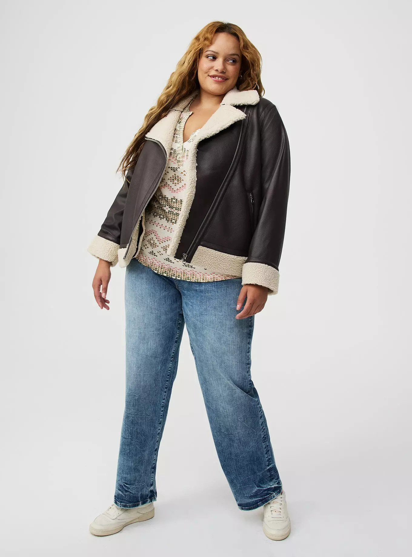 Sherpa Lined Moto Jacket | Torrid (US & Canada)