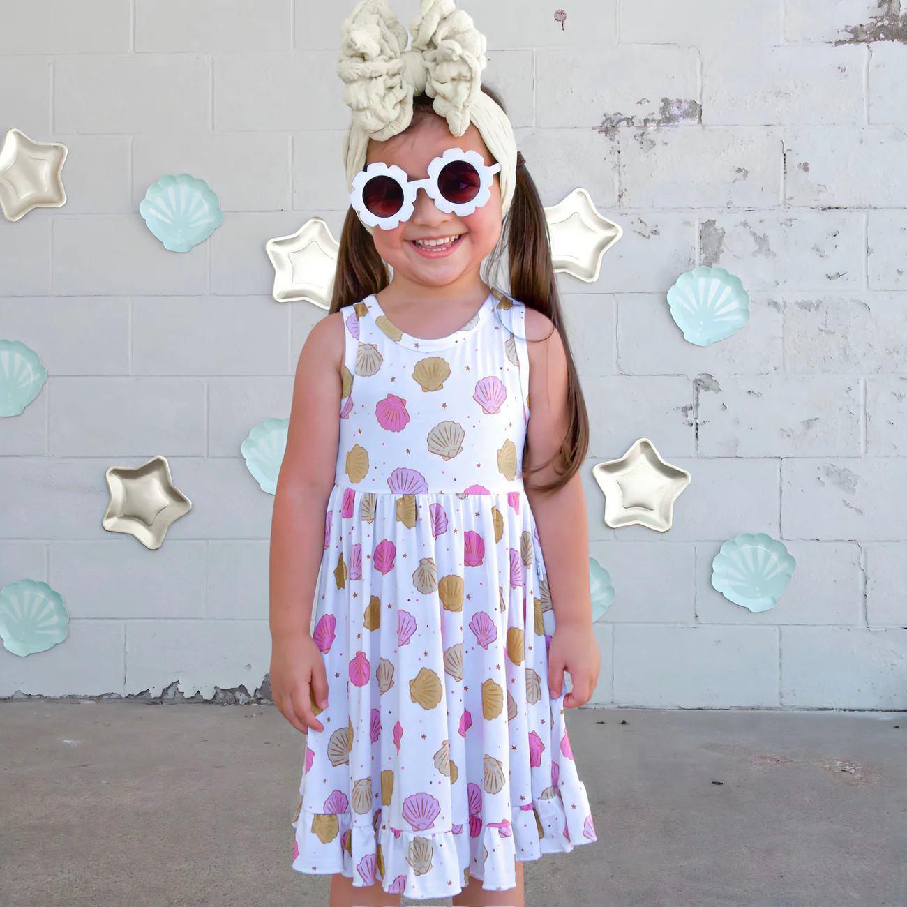 UNDER THE SEA DREAM RUFFLE DRESS | DREAM BIG LITTLE CO