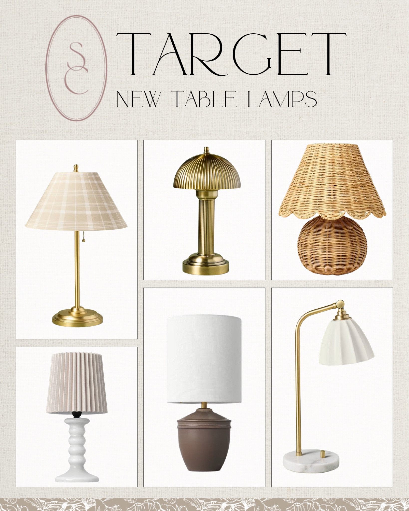Target new table lamps! 

Table lamps, target table lamps, target lamps, target home, home decor, living room decor, threshold, studio McGee, hearth and hand 

#LTKHome #LTKSeasonal #LTKStyleTip