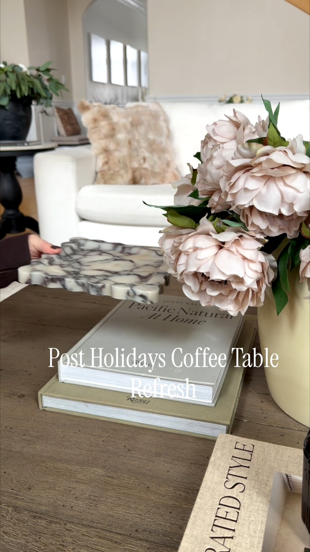 Post Holiday Coffee Table Refresh! 

It feels so good to restyle and refresh post holidays! I was ready for something new here after months of berry stems and Christmas trees. 

#LTKHome #LTKSeasonal #LTKSaleAlert