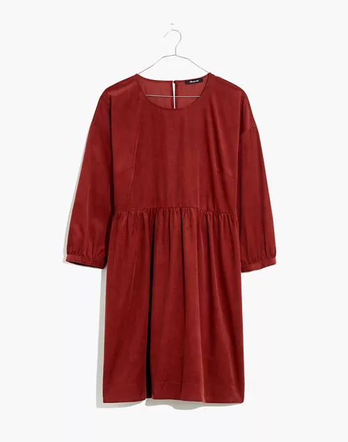 Corduroy Relaxed Mini Dress | Madewell