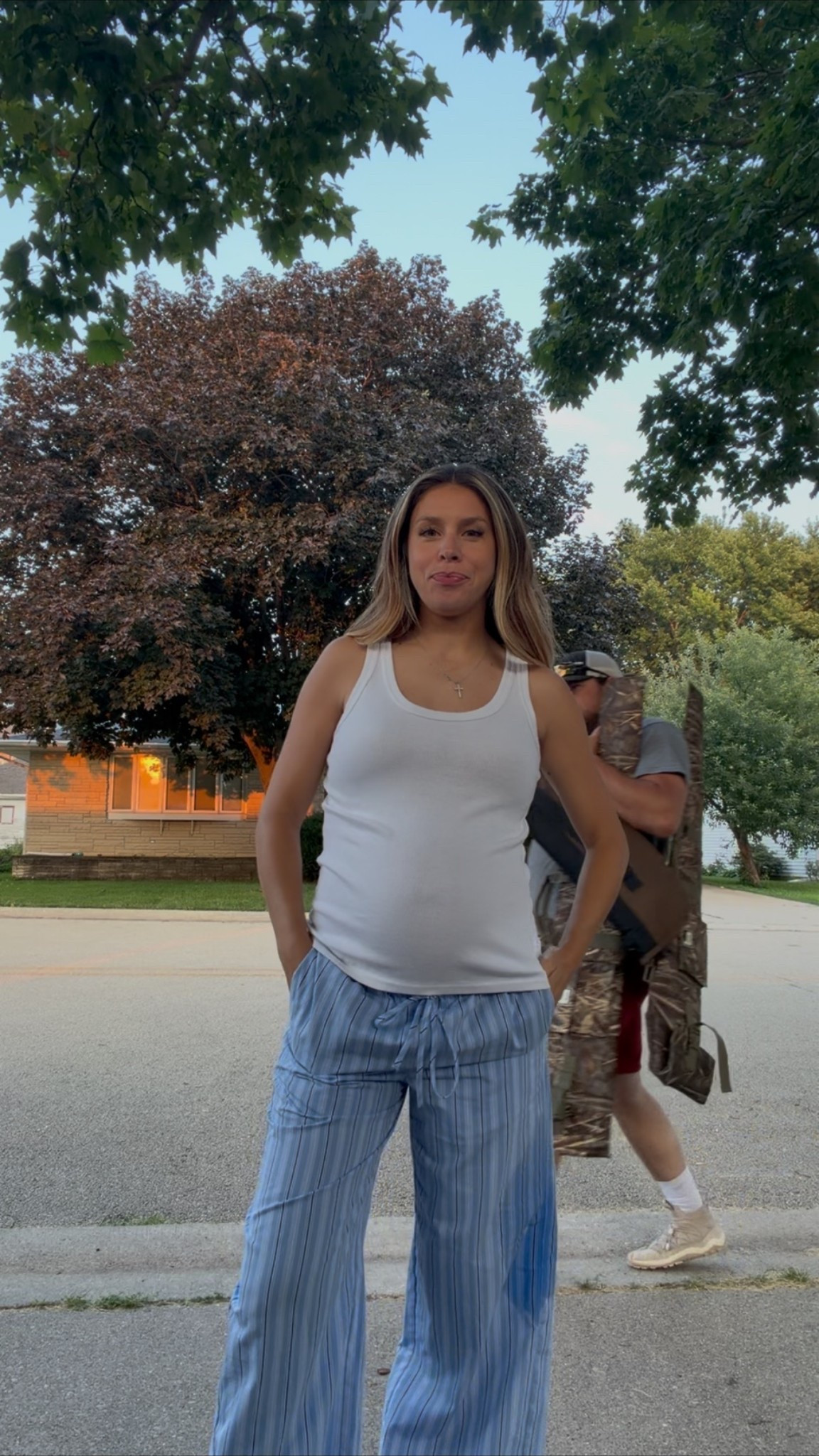 Simple but so comfy pregnancy outfit

#LTKootd #LTKmomlife #LTKBump