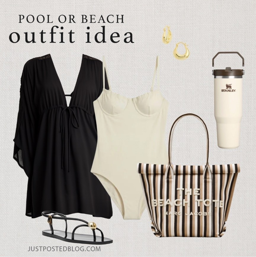 Great neutral look for the pool or beach!

#LTKootd #LTKselfcare #LTKTravel