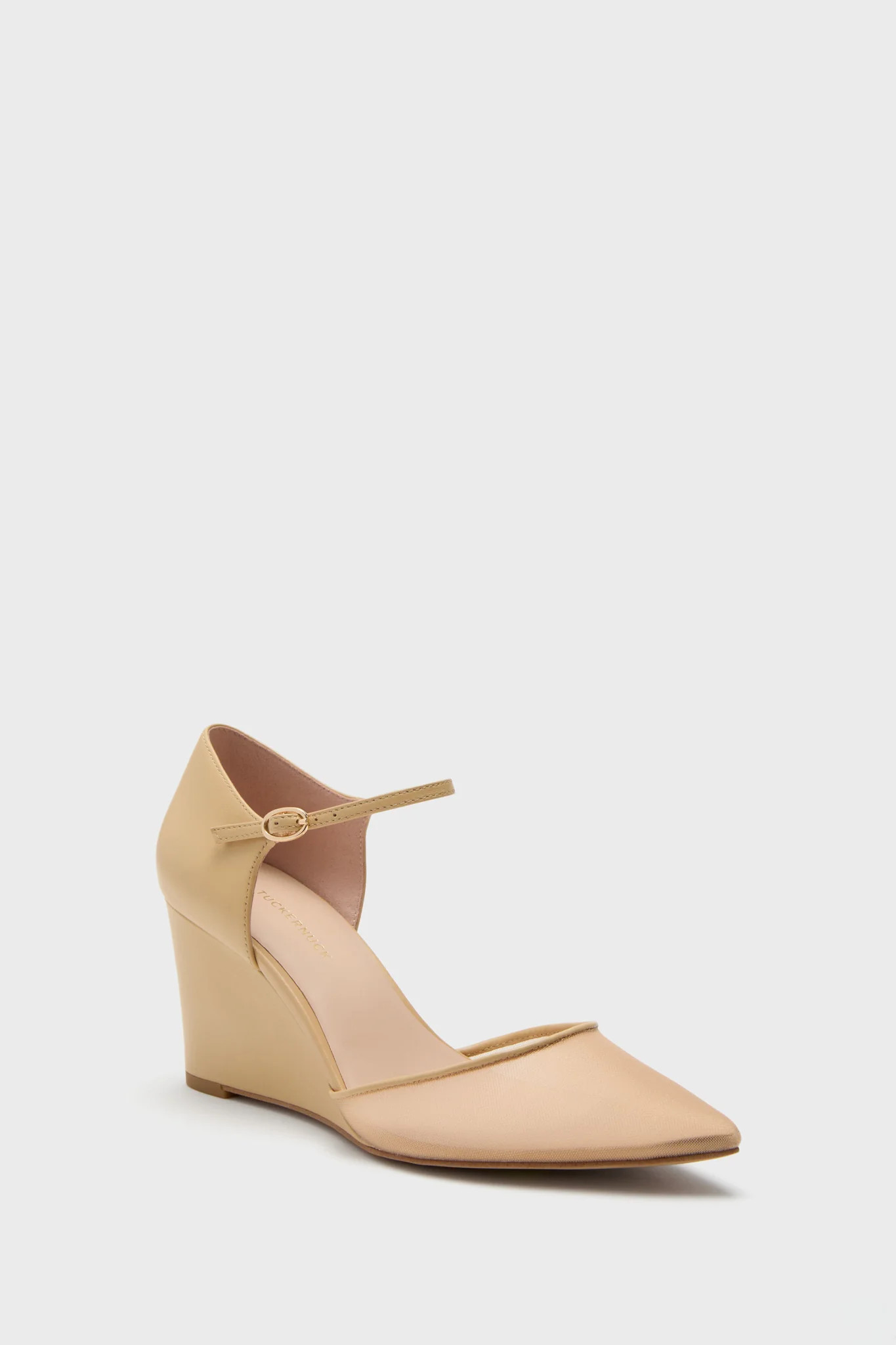 Blush Mesh Darcy Wedges | Tuckernuck (US)