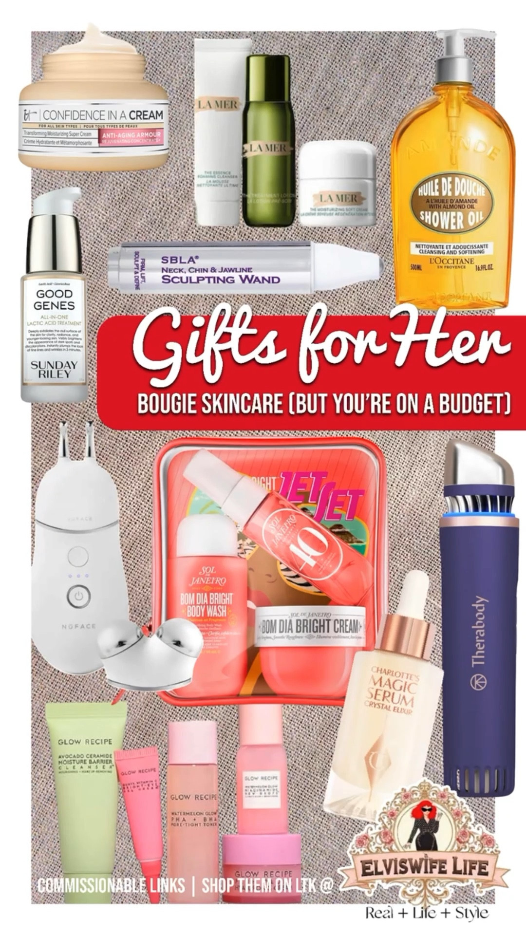 Gift guide for the skin care lover this Christmas, whether you are gifting, or purchasing for yourself, now is a great time to try bougie skin care products. Many of the products go a lot farther, even with a smaller budget, so they actually last a long time (so you get a bigger bang for your buck!).  Also, now is the time to check out skin care devices, such as microcurrent wands, de-puffing ones for your face, and extraction wands. these mini machines may seem like a large outlet upfront, but if you consider how many services you can now provide for yourself at home, the cost isn’t too bad. Yay for girl math! 
💖 Click through below to discover which of these products are up to 50% off!



#LTKBeauty #LTKOver40 #LTKFindsUnder50 #LTKFindsUnder100 #LTKMorningRoutine #LTKSelf-care SBLA, Sol de Janero, it cosmetics, Charlotte Tilbury, magic elixir, Peter Thomas Roth, Sephora, Ulta, Amazon, cyber Monday, Black, Friday, stocking stuffer, Christmas shopping, Tatcha, Sunday Riley, La mer, kiehls,   

#LTKCyberWeek #LTKGiftGuide #LTKHoliday