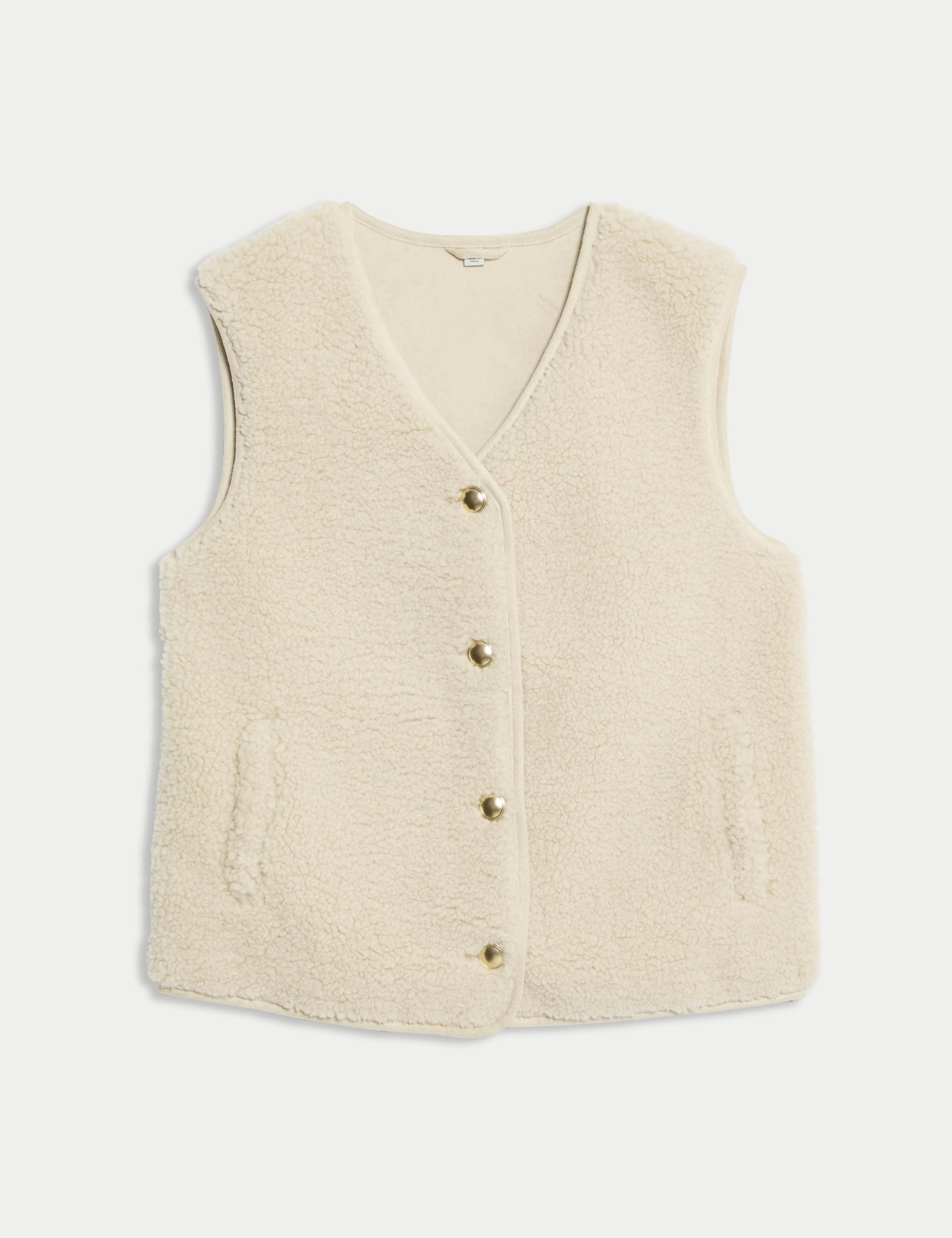 Borg Button Through Gilet | Marks & Spencer (UK)