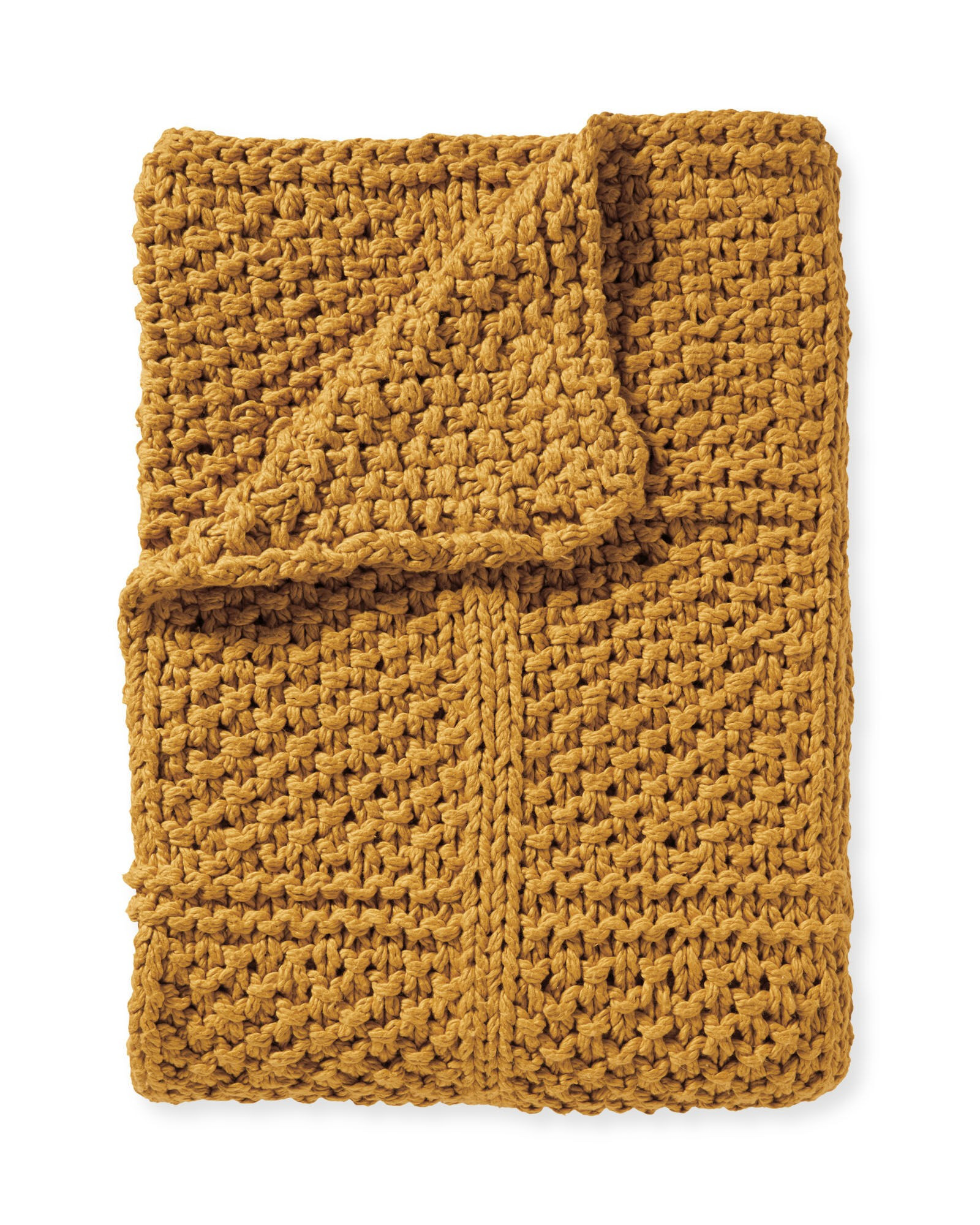 Fisherman's Knit Throw | Serena and Lily