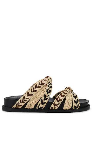 Trassie Sporty Sandal in Black | Revolve Clothing (Global)