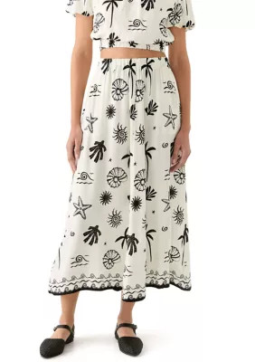 Women's Shell Midi Skirt | Belk