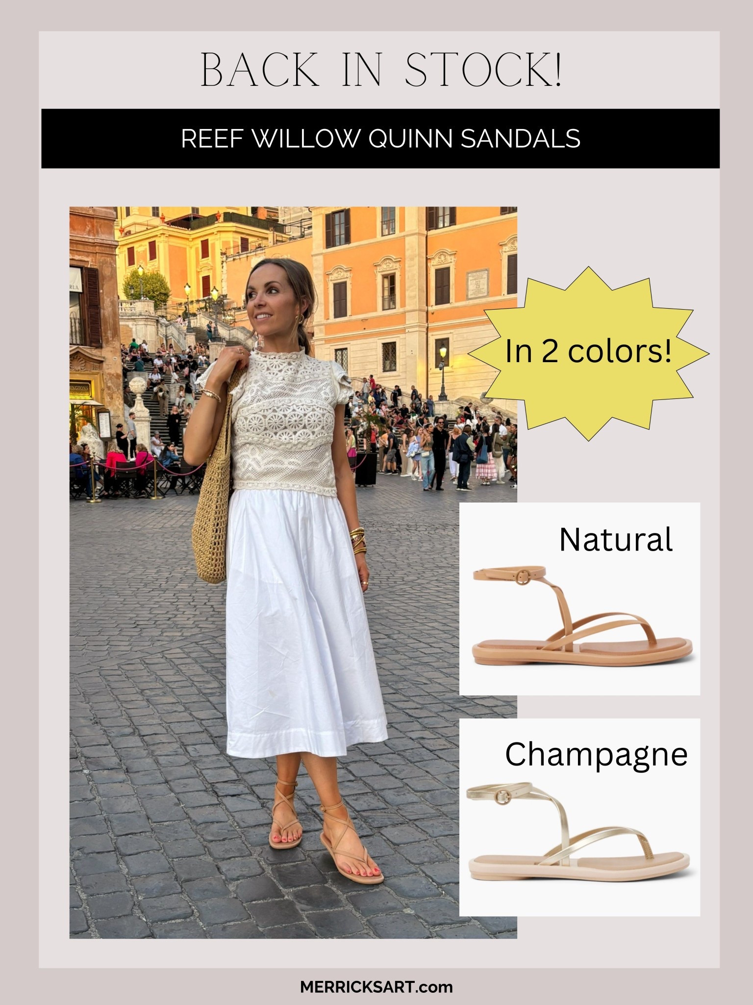 My most unexpected, favorite sandals from last summer are finally restocked!! I walked miles in them in Europe last summer. They are comfortable, elevated, easy to pack, and such good quality. Don’t sit on these, they sold out so quickly last year.

#LTKgrwm