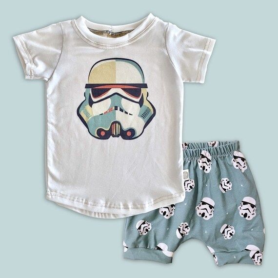 Kids Storm Trooper T-shirt Set Boys Star Wars T-shirt Kids | Etsy | Etsy (US)