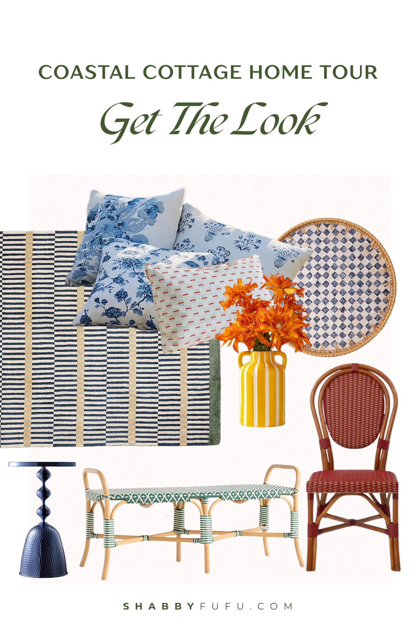 If you felt inspired by the cheerful and collected aesthetic of our coastal cottage home tour, you’ll love these pieces! 

 #LTKSeasonal #LTKU #LTKHome