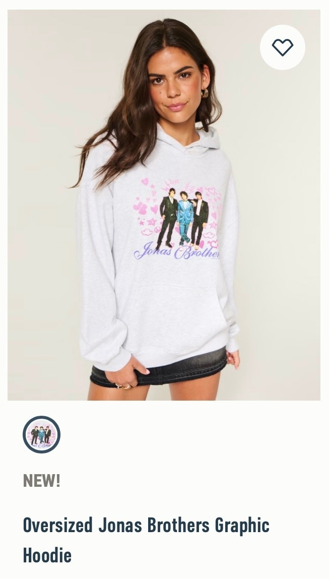 NEW Jonas Brothers hoodie available at Hollister 🎤

#LTKdayinmylife #LTKootd #LTKgrwm