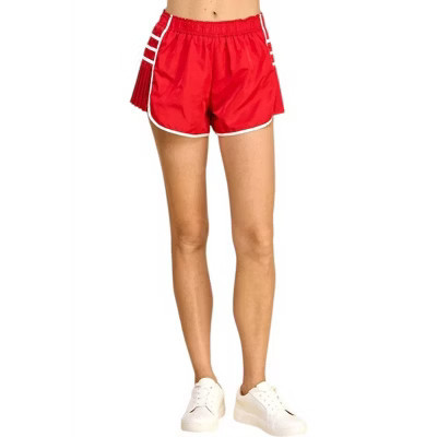 Women's Pleated Side Active Shorts - TCEC L | Target