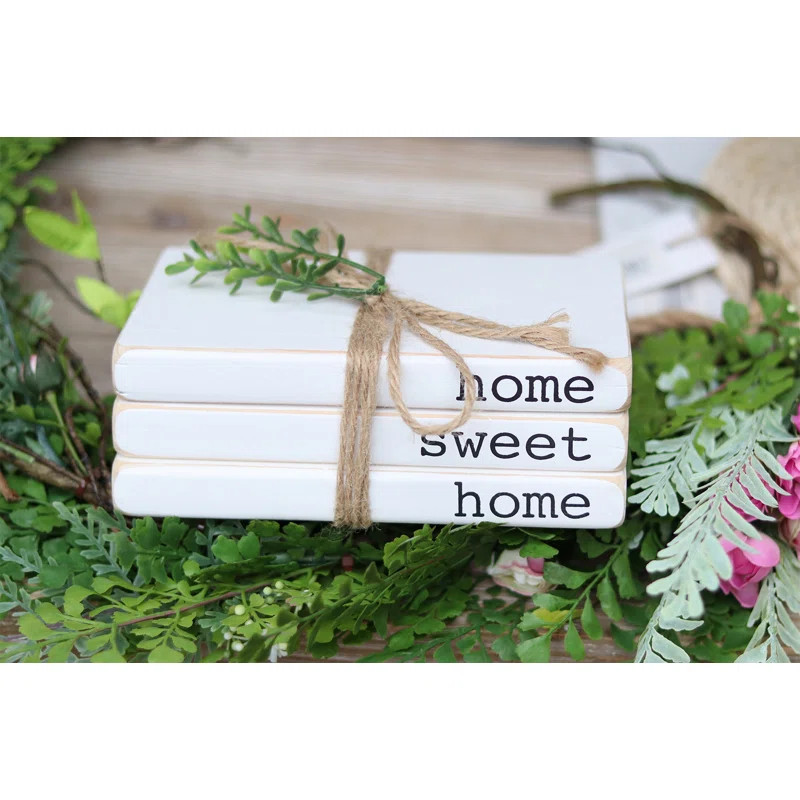 Gainz Words And Text Decorative Book | Wayfair North America