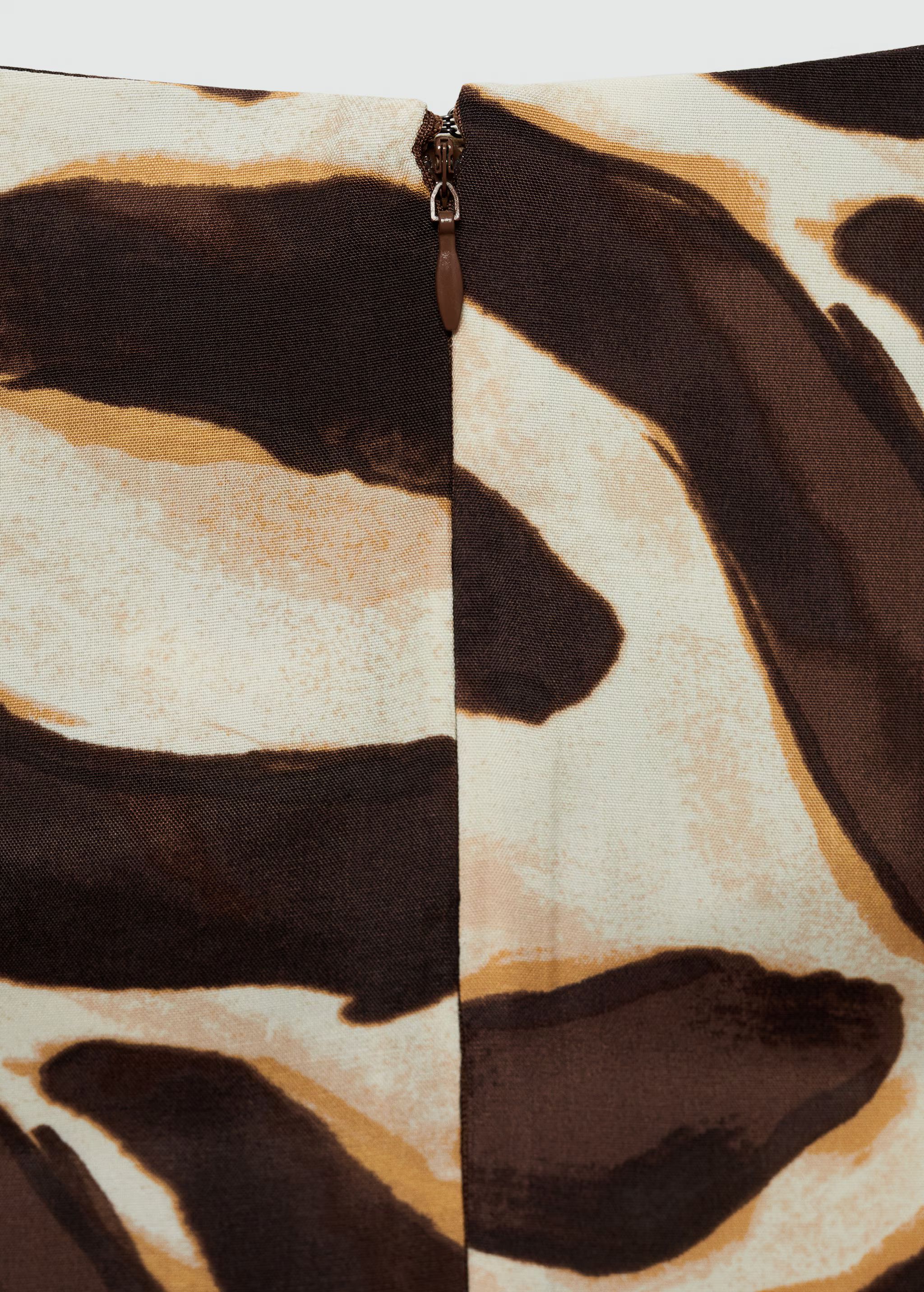 Animal-print draped skirt - Woman | MANGO USA | MANGO (US)