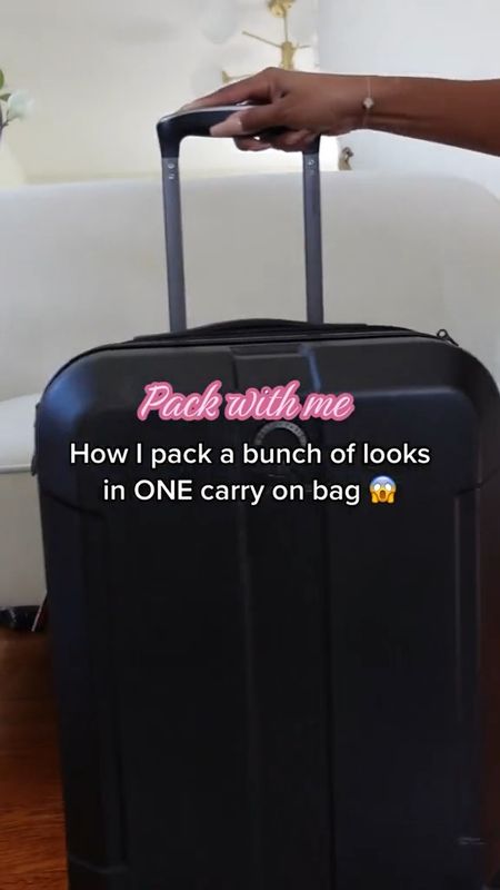 These are the items I use to pack a lot of looks in only ONE carry one. These are the best travel hacks!

#LTKfamily #LTKunder100 #LTKtravel
