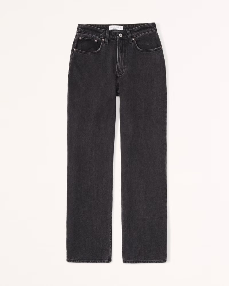 Curve Love High Rise 90s Relaxed Jean | Abercrombie & Fitch (US)