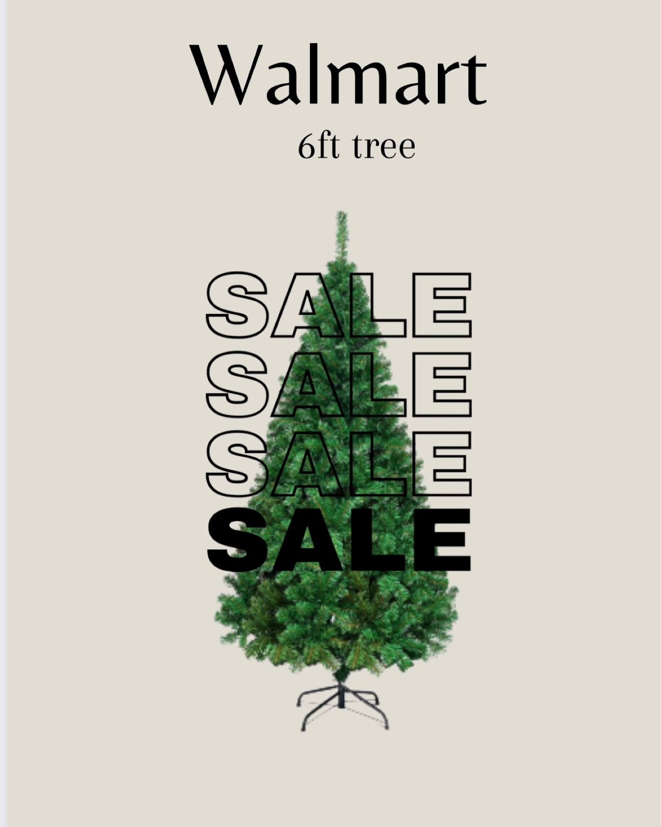 Great deal on a 6 foot tree from Walmart. Only $39.

#LTKSeasonal #LTKCyberWeek #LTKHoliday