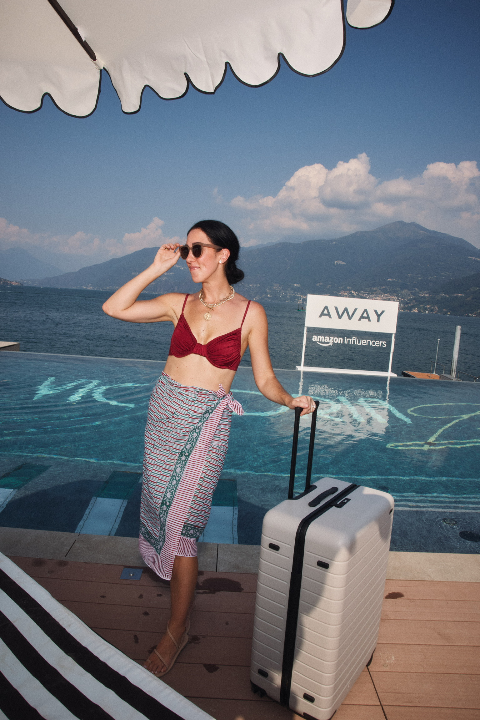 Had a great time on my trip and love Away luggage! Plus, love the fit on this bathing suit and this sarong is so fun! Perfect for travel.

#amazontravel #away #travel #luggage #swim #swimsuit #sarong #sunglasses #amazonfashion 

 #LTKdayinmylife #LTKootd #LTKTravel