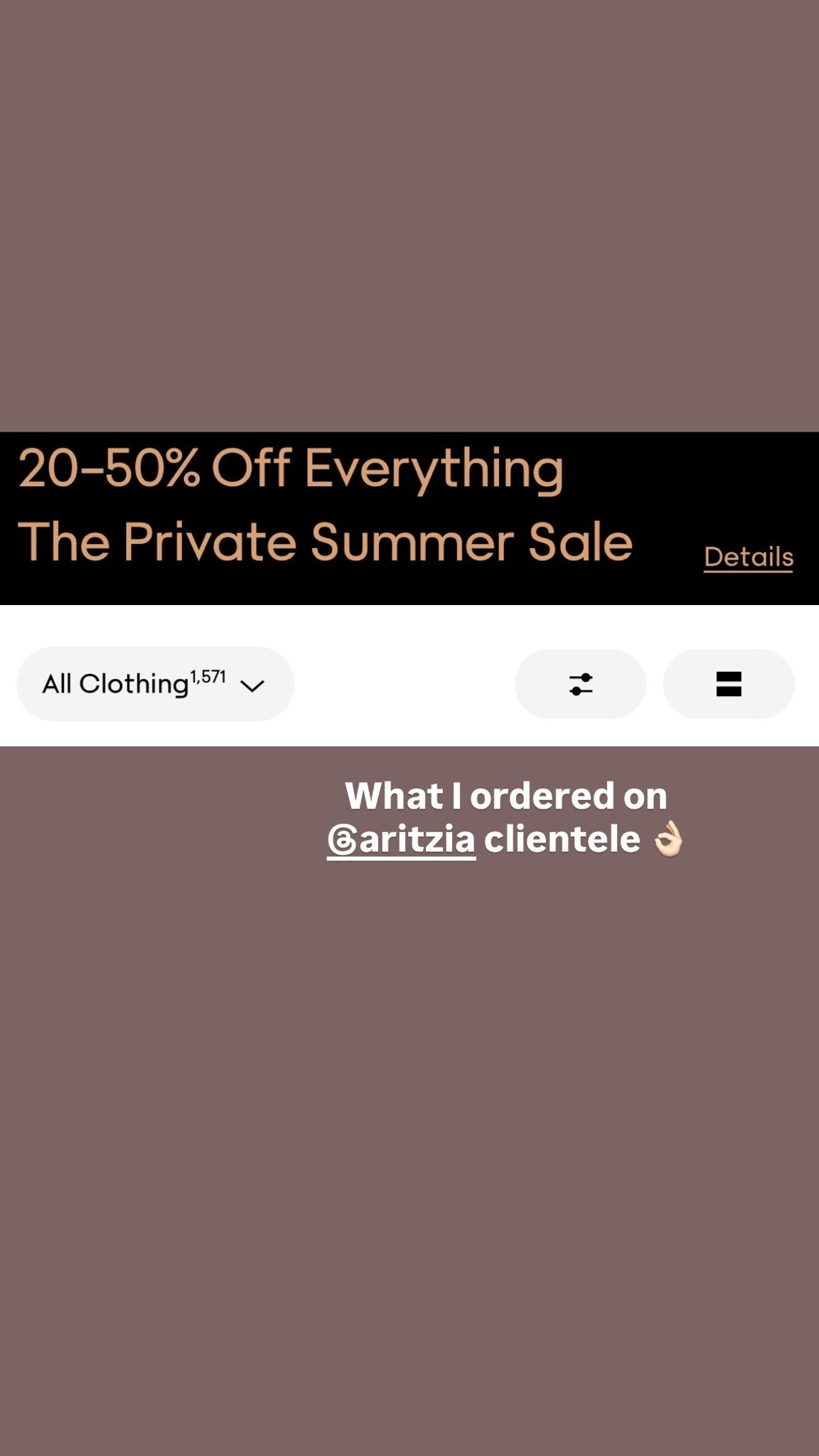 Aritzia clientele sale. What I ordered first round

#LTKcanada #LTKsale