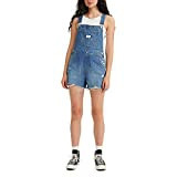 Amazon.com: Levi's Women's Vintage Shortalls, (New) Light Indigo Worn in, X-Large : Clothing, Sho... | Amazon (US)