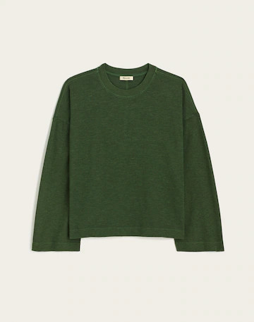 Easy Crewneck Long-Sleeve Tee in Sunday Slub | Madewell