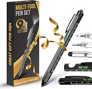 Gifts for Men, Stocking Stuffers for Men, Multitool Pen Set 9 in1, Christmas Gifts for Men Who Ha... | Amazon (US)
