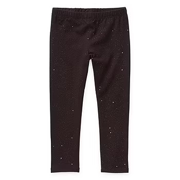 Okie Dokie Solid Toddler Girls Full Length Leggings | JCPenney
