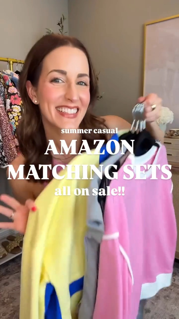 Amazon Matching Sets You Need This Summer 👟✨ TTS - Wearing a small in each! amazon activewear, amazon fashion, look for less, summer sets

#LTKStyleTip #LTKFindsUnder50 #LTKFindsUnder100