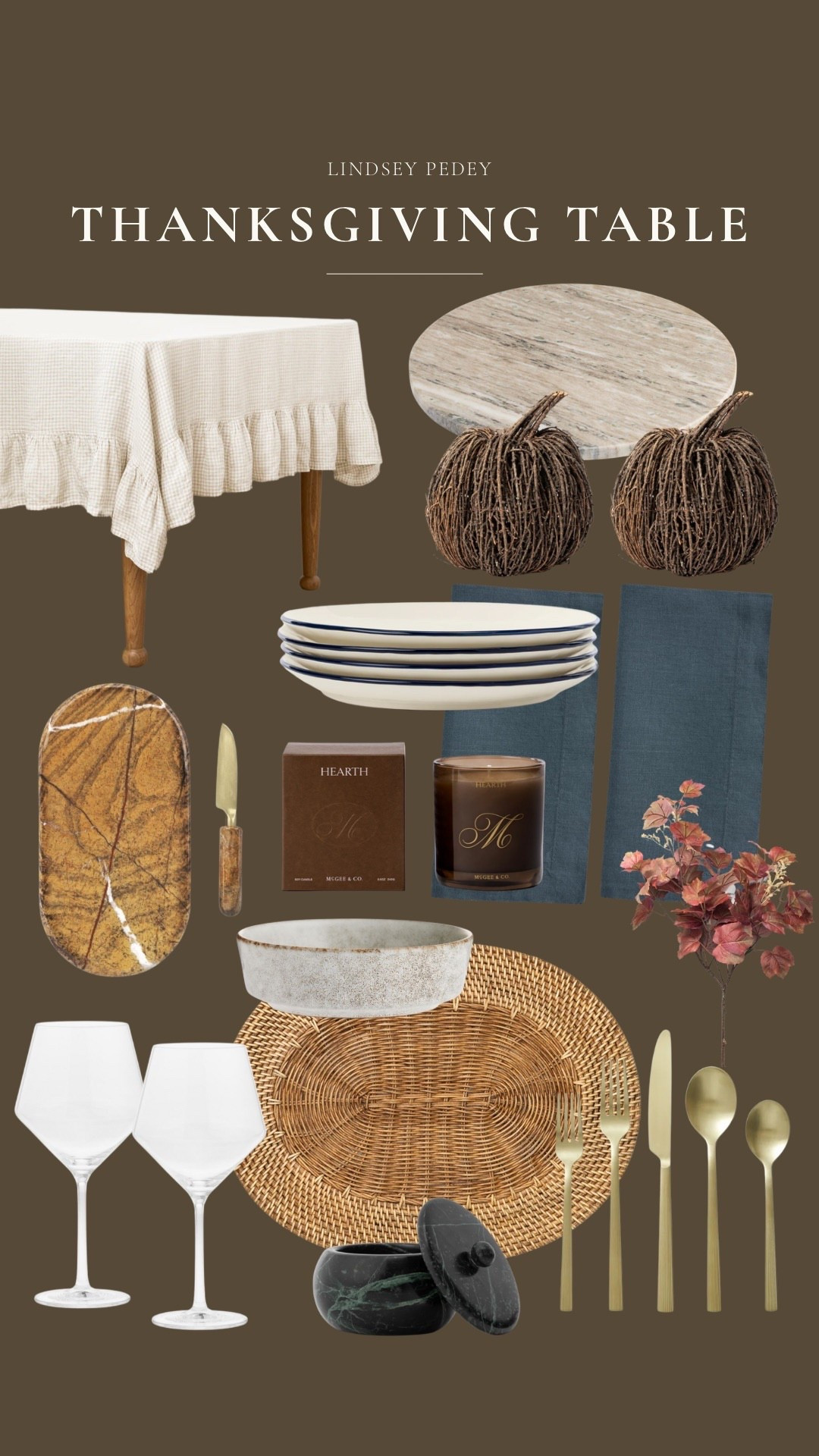 Thanksgiving tablescape!

#LTKFindsUnder50 #LTKHome #LTKHoliday