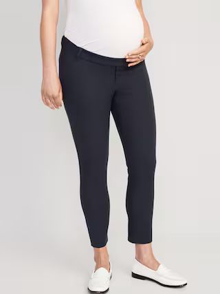 Maternity Side-Panel Pixie Ankle Pants | Old Navy (US)