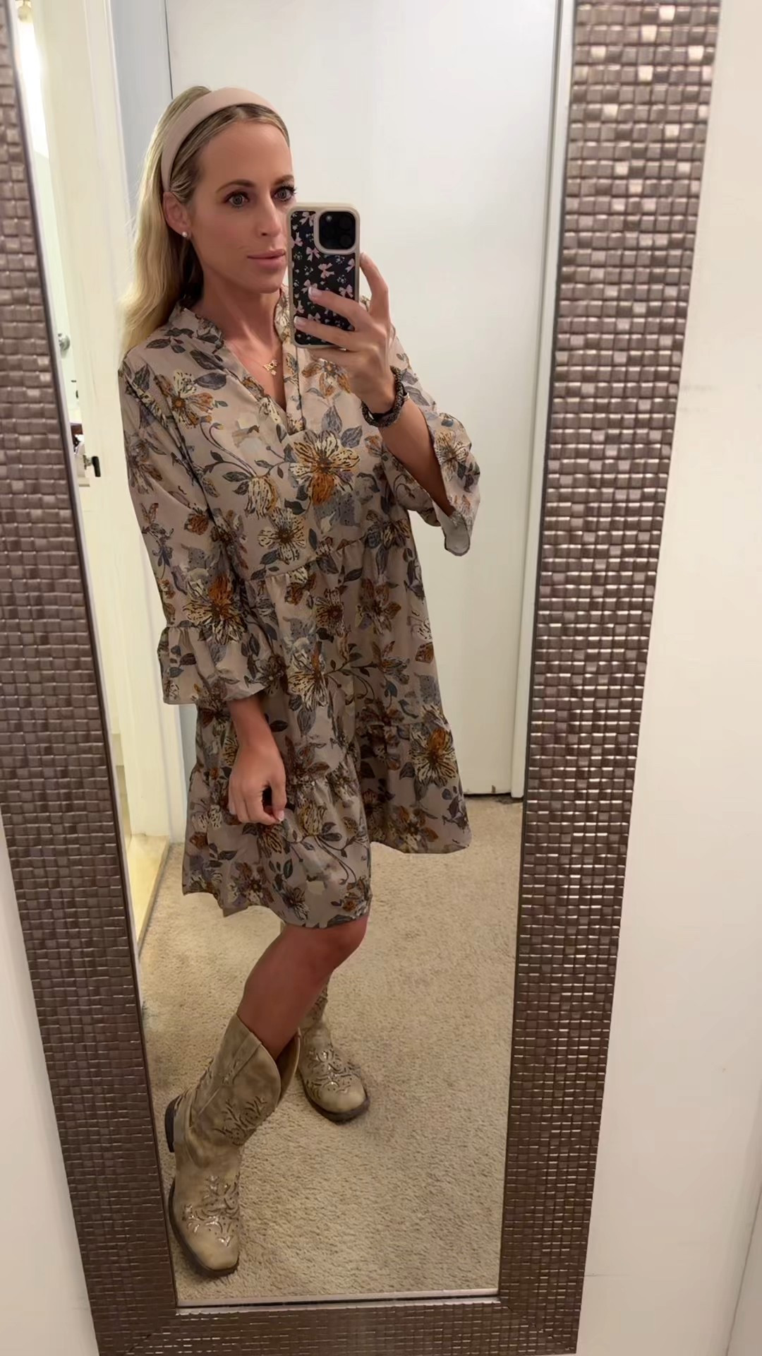 Fall dress outfit with boots 


#LTKFindsUnder50 #LTKMidsize #LTKSeasonal