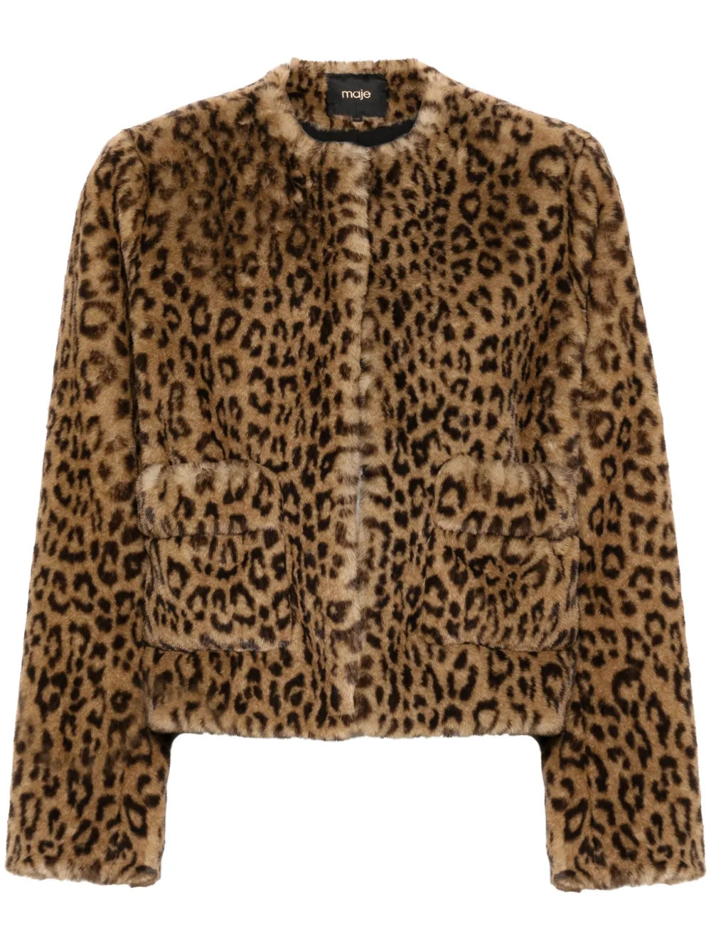 leopard-print jacket | Farfetch Global