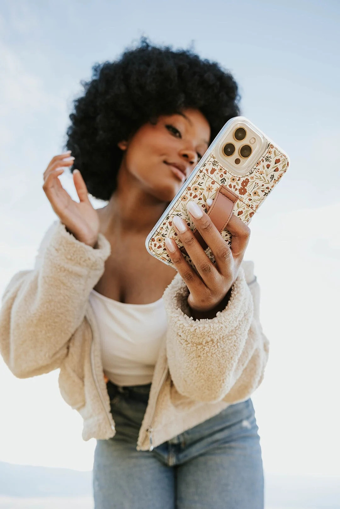 Harvest Fields - iPhone Case with Card Holder, Finger Loop, Adjustable Kickstander | For Every iP... | Etsy (US)