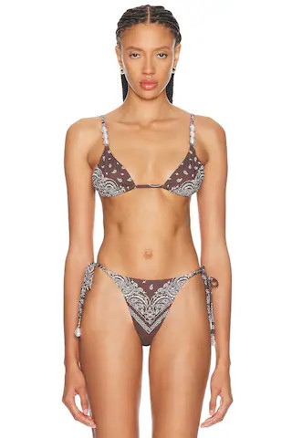 Midnight Rodeo Kendall Bikini Top | FWRD 