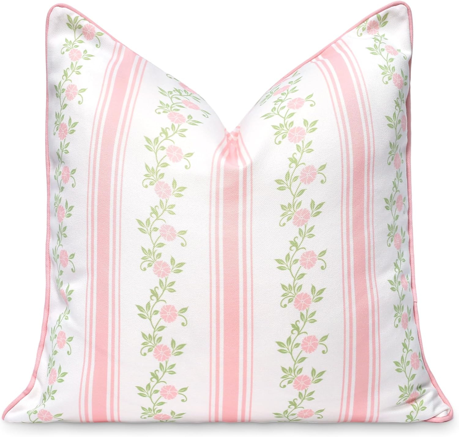 Hofdeco Premium Coastal Patio Indoor Outdoor Throw Pillow Cover Only, 20"x20" Water Repellent for... | Amazon (US)