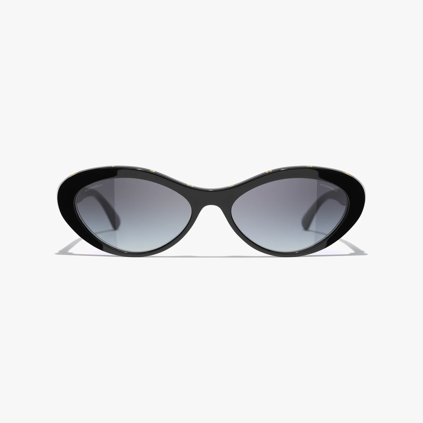 CHANEL Sunglasses: Oval Sunglasses, acetate — Fashion | CHANEL | Chanel, Inc. (US)