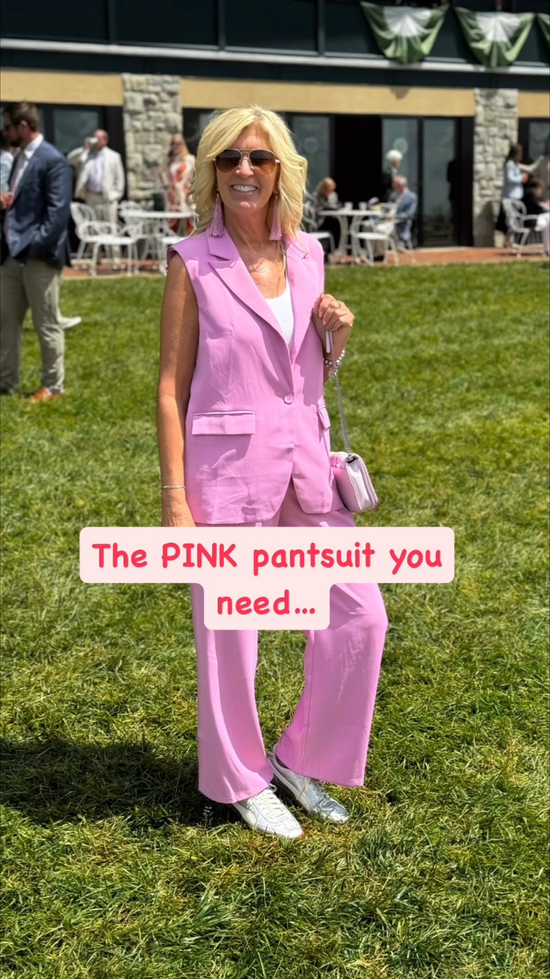 Pink power suit moment! 💗
This sleeveless set is a spring must-have — easy to dress down with sneakers or elevate with heels or wedges!

Fit tip: Size down if you’re between sizes.

Linked it all for you on my LTK! #LTKSpringStyle #PowerSuit #LTKOver40 #StyleMadeSimple 

#LTKOver40 #LTKFindsUnder100 #LTKMidsize