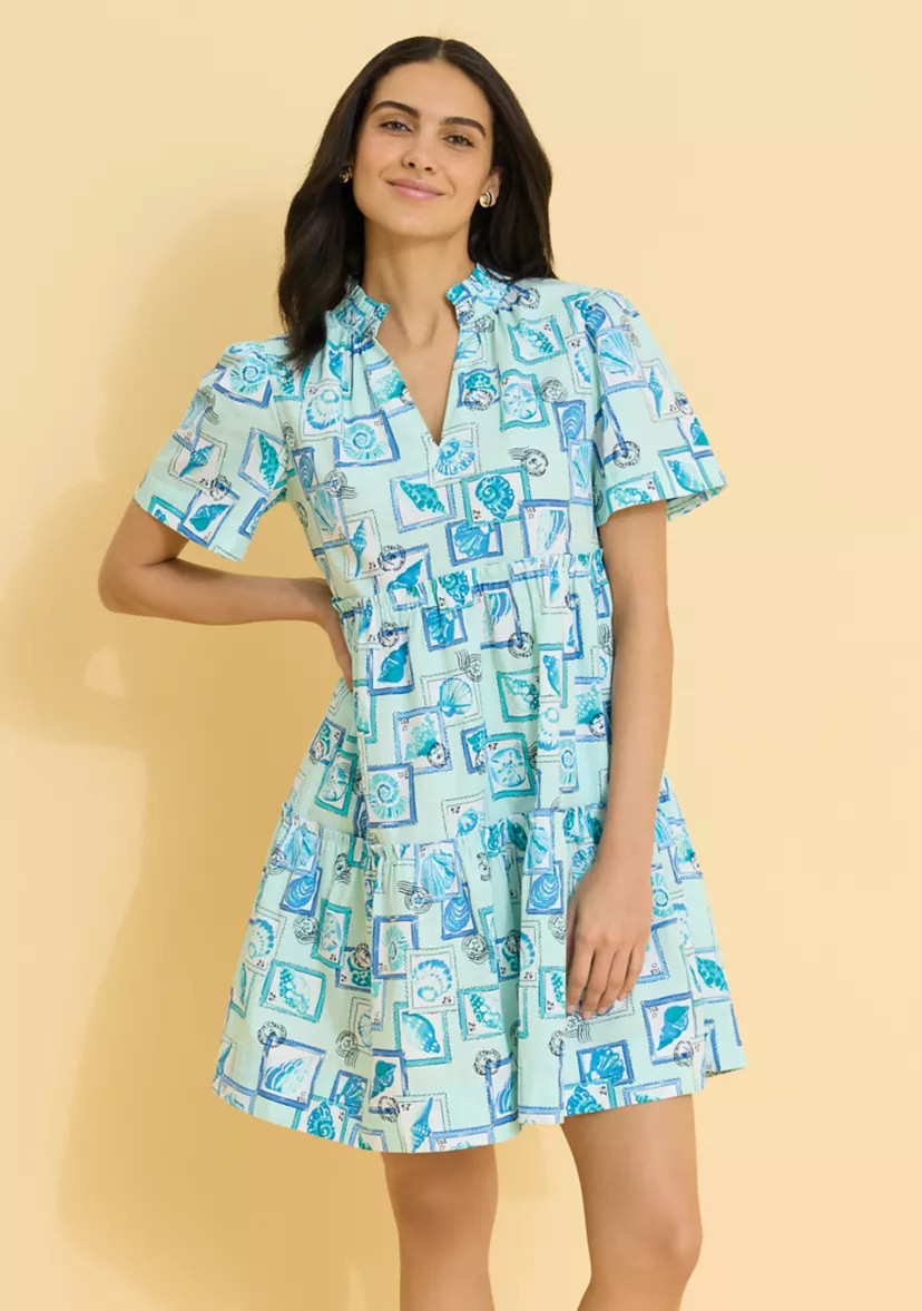 Sewing Down South x Crown & Ivy™ Harbor Short Sleeve Mini Dress | Belk