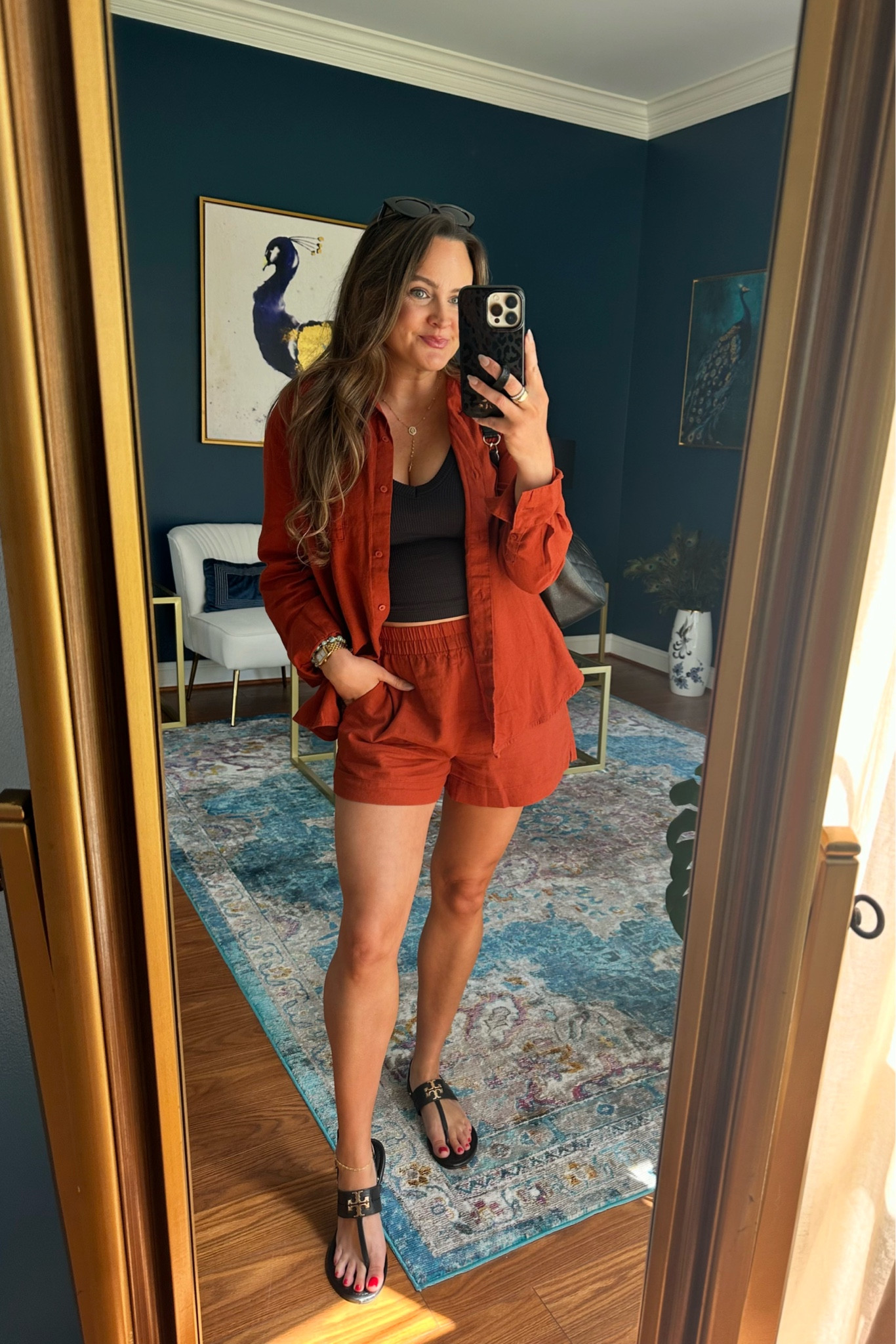 Love this linen set! I’m in my normal medium 🧡

#LTKSeasonal #LTKootd #LTKSaleAlert
