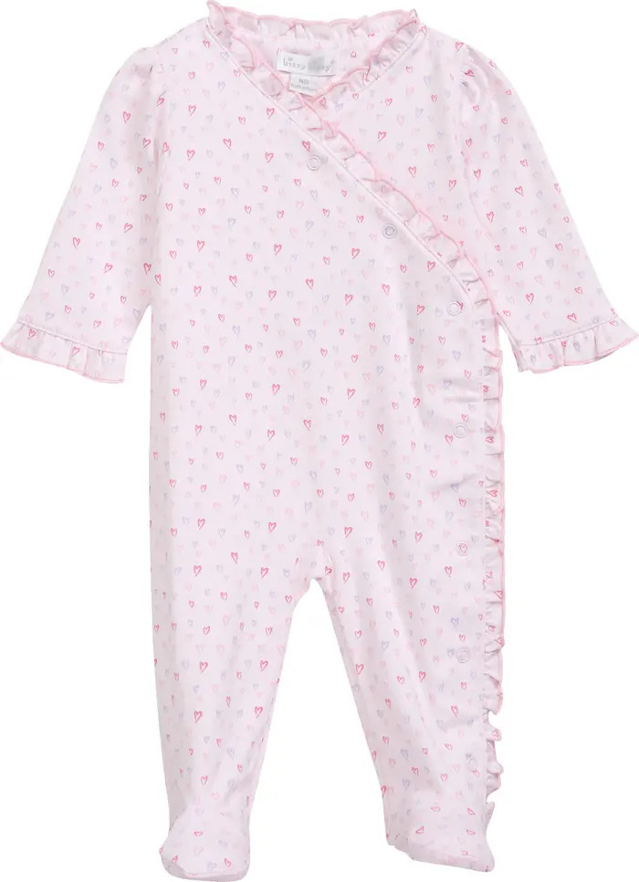 Kissy Kissy Heart Print Footie | Nordstrom | Nordstrom
