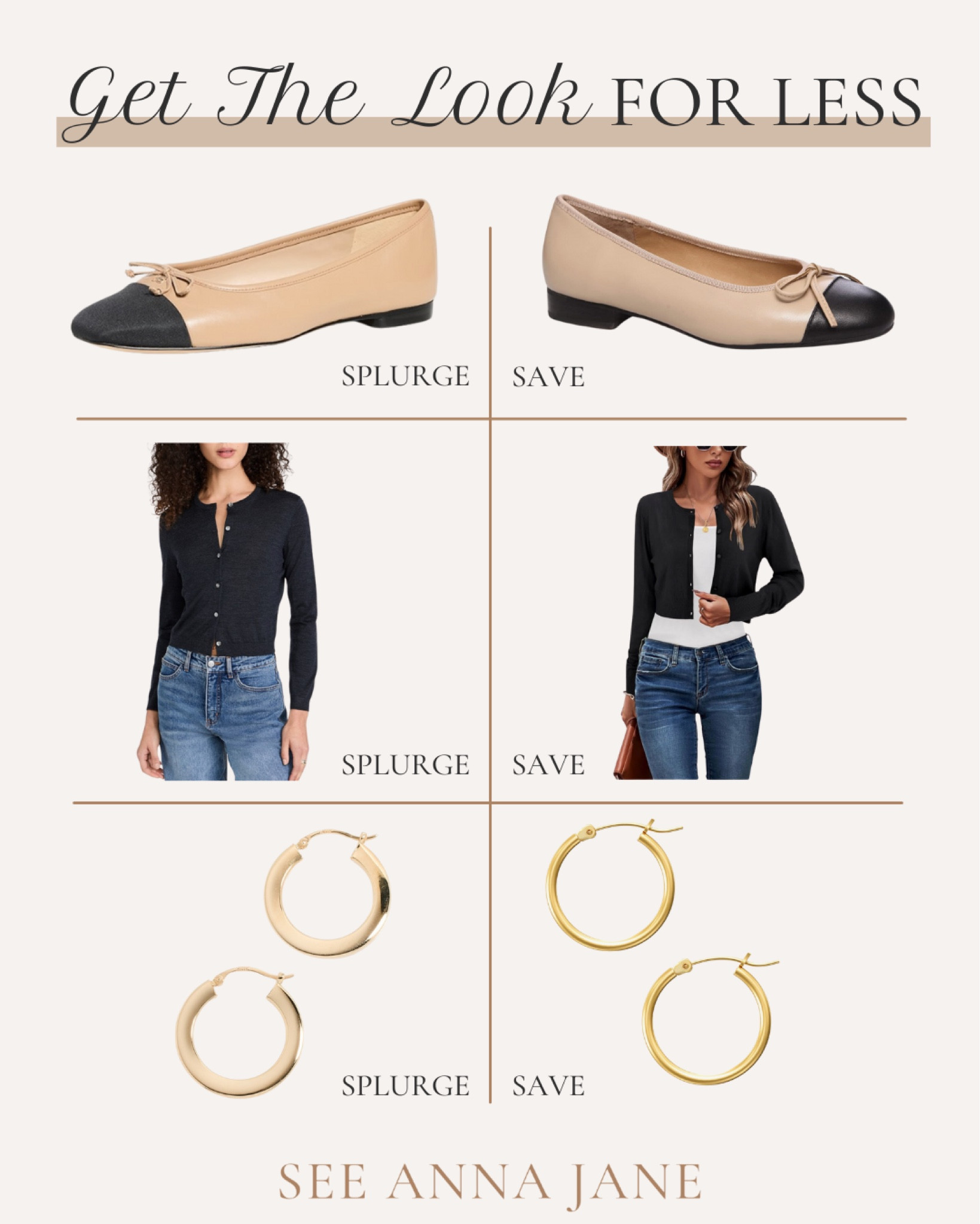 Get The Look For Less 🙌🏼

get the look for less // save vs splurge // save vs spend // summer fashion // summer outfits

#LTKStyleTip #LTKFindsUnder100 #LTKFindsUnder50