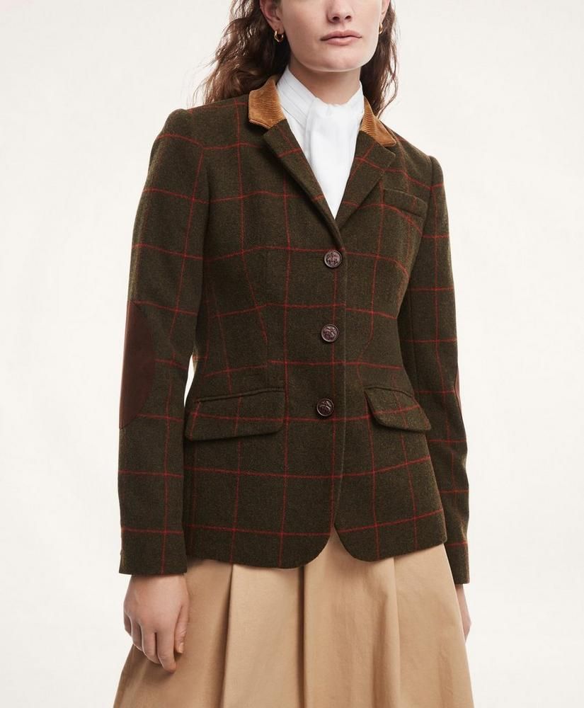 Wool Blend Riding Jacket | Brooks Brothers