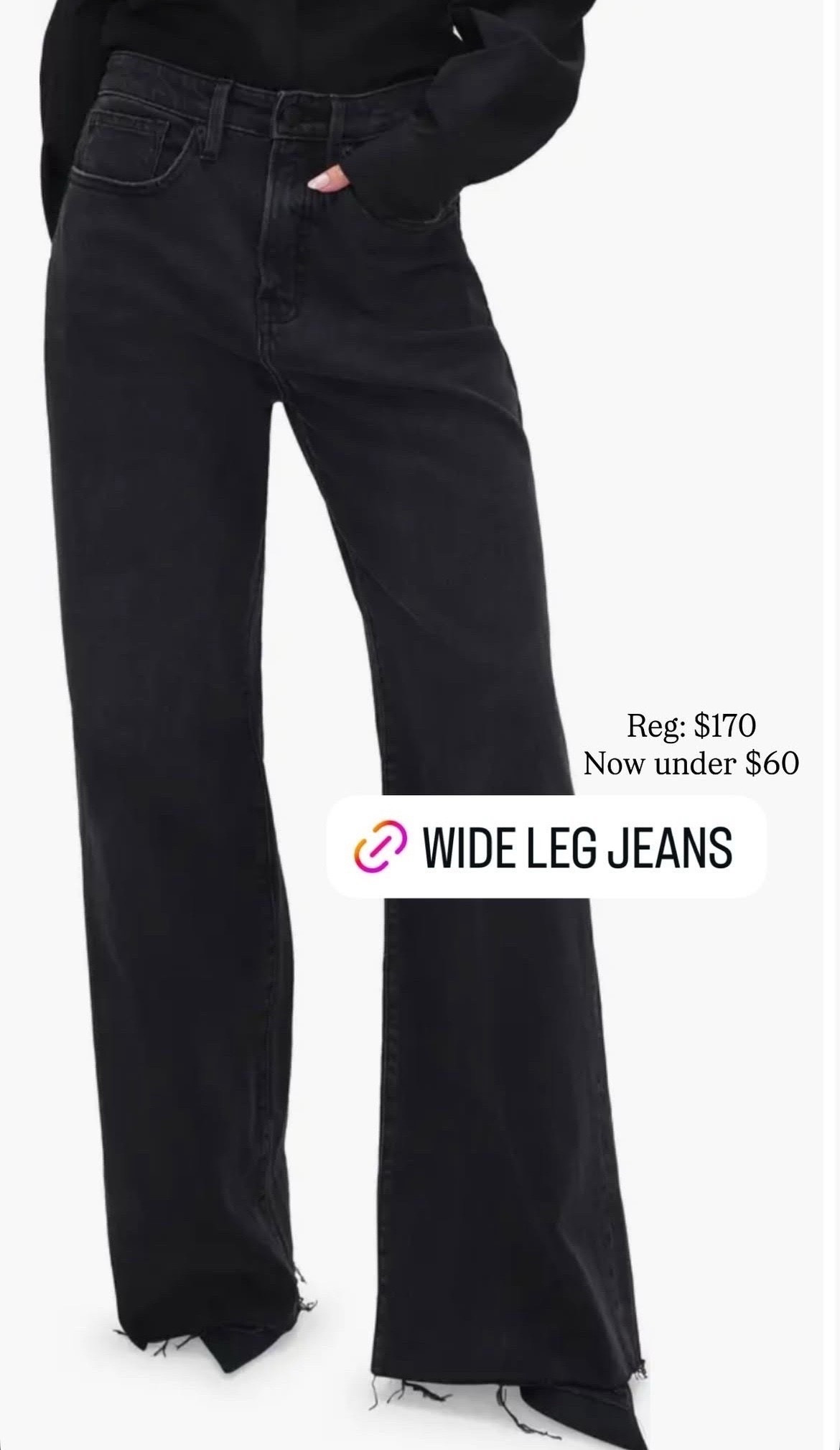 Such a good deal on these black wide leg jeans from Nordstrom Rack!

#LTKSaleAlert #LTKdayinmylife #LTKootd