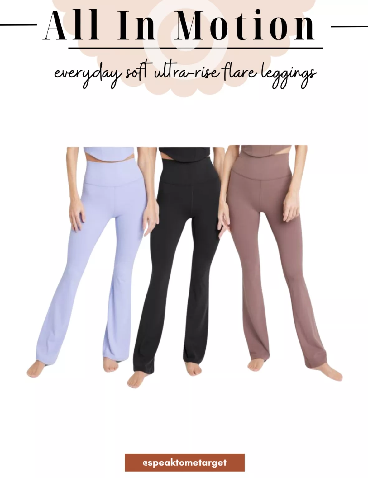 Women's Everyday Soft Ultra High-rise Flare Leggings - All In